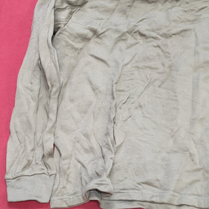 US Army Medium '90s Brown Cold Weather Poly-Pro Top Good Condition (fa04-g533)