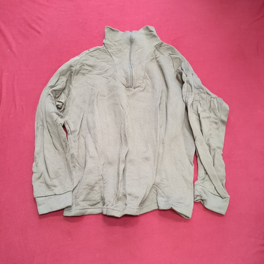 US Army Medium '90s Brown Cold Weather Poly-Pro Top Used (21g waf3- fa03-g529)