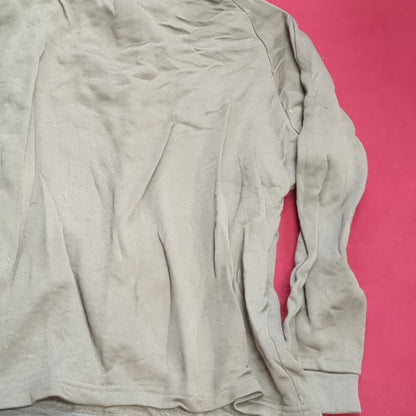 US Army Medium '90s Brown Cold Weather Poly-Pro Top Used (21g waf3- fa03-g529)
