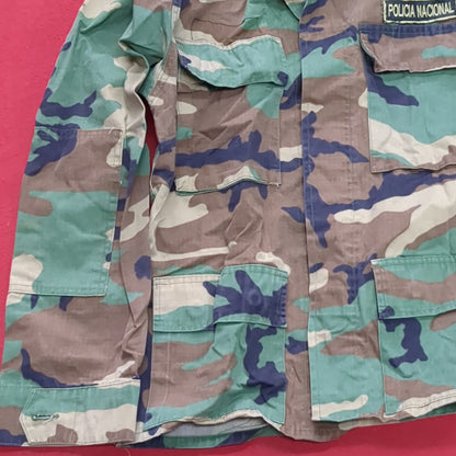 BDU Woodland Medium Type 1 Combat Camouflage Coat Used  (24g-BDU2-FA13-47)