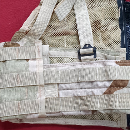US Army Desert Camouflage FLC Fighting Load Carrier DCU Good Condition (EB16-53)