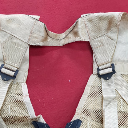 US Army Desert Camouflage FLC Fighting Load Carrier DCU Good Condition (EB16-53)