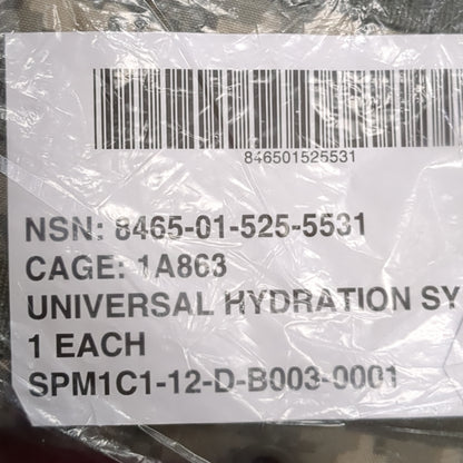 NOS Universal Hydration 3L 100oz Hydration System ACU/UCP (08o- db01-SEP140)