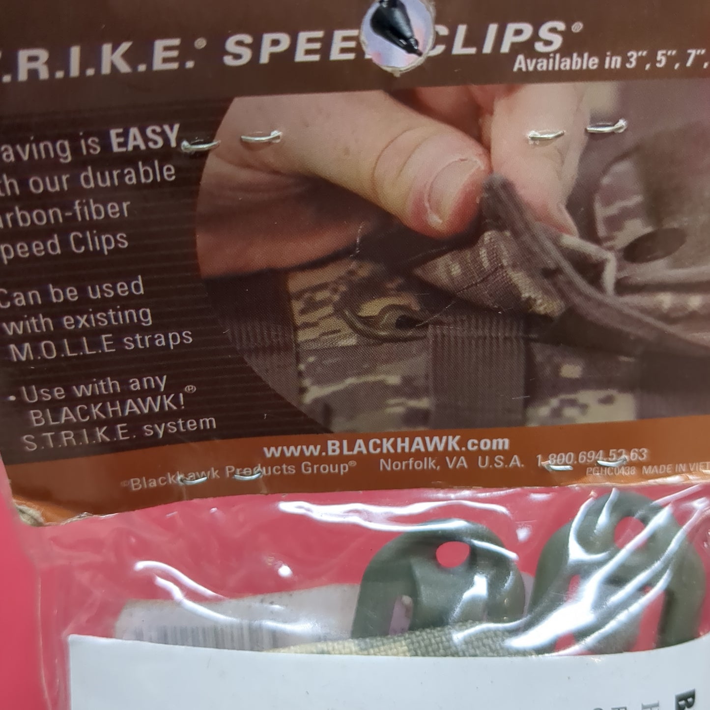 NOS BlackHawk Single Magazine Molle II UCP Pouch with S.T.R.I.K.E Speed Loaders (fb12-MH470)