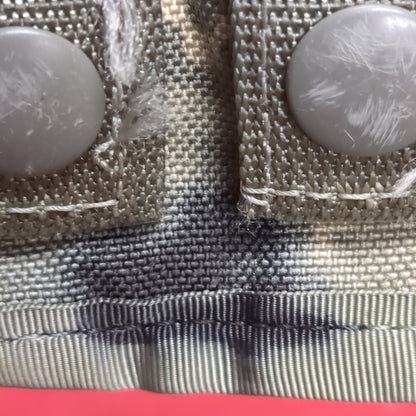 LOT of 2 - US Army Double 2 Magazine Molle Pouch ACU UCP Used (fb12-g93)