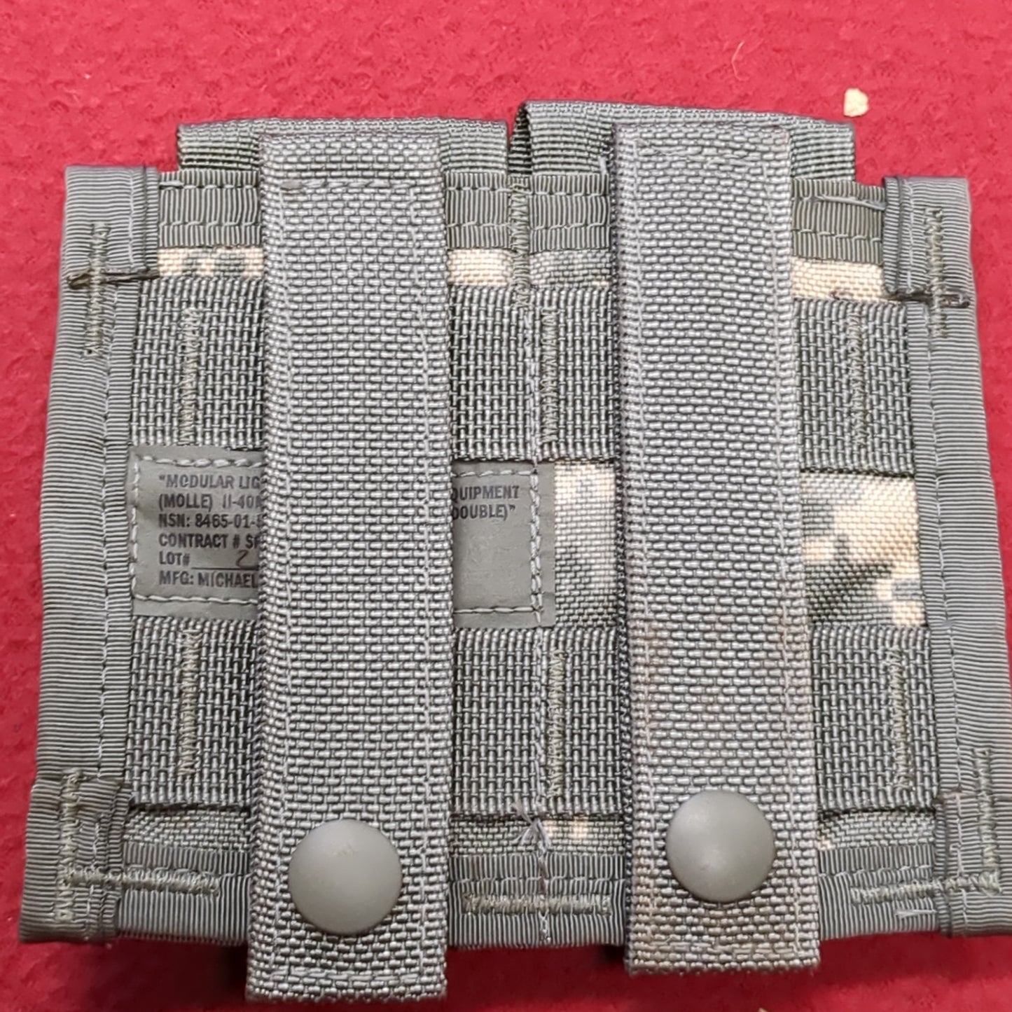 US Army 40mm Double Pouch UCP Molle II Excellent Condition (fb12-MH132)