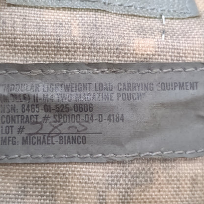 US Army Double 2 Mag Pouch UCP Molle II Excellent Condition (fb12-MH133)