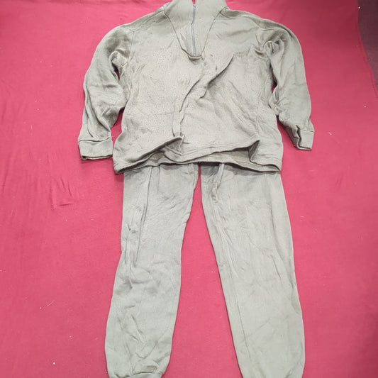 NOS Set of Large '90s Brown Cold Weather Poly-Pro (CA13-25APR04)