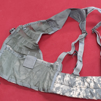 Chest Rig ACU Digitial Camo Fighting Load Carrier FLC Molle Excellent Condition ( eb07-SEP172)