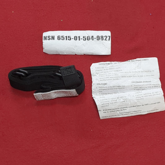 NOS US Army One-Handed OHT Tourniquet 6515-01-504-0827 (SEP181-ca02-34cr)