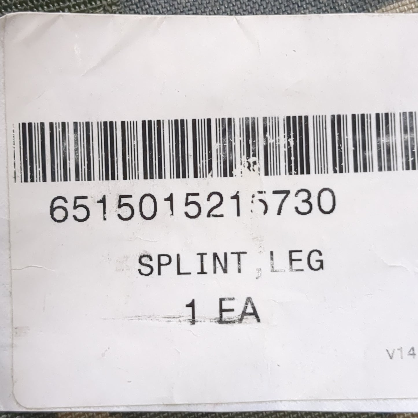FareTec CT-6 Military Carbon Leg Traction Splint US Army  (14s  (ab05-OCT06)