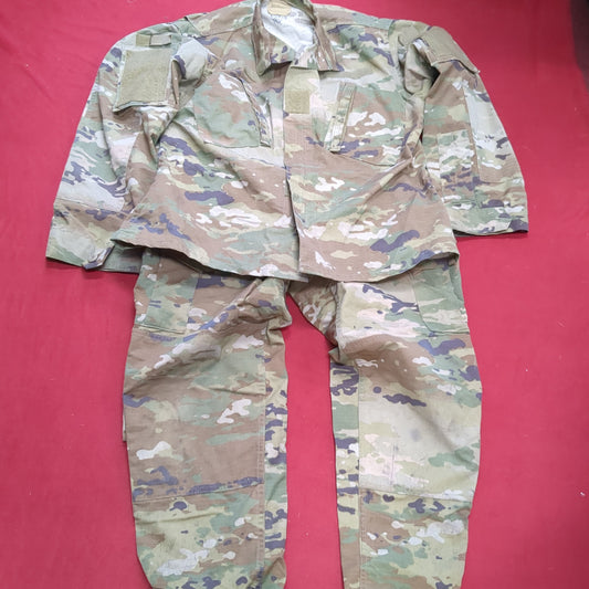 SET of US Army Medium Short OCP Traditional (Cold Weather) Uniform Top Pants Air Force Used (fc06-YAM11)