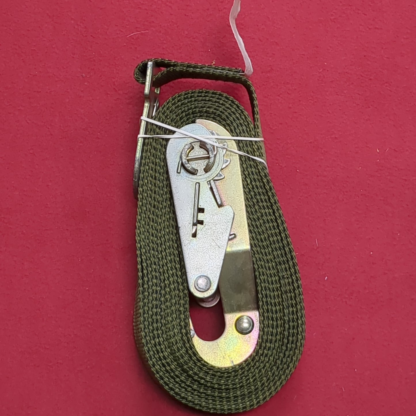 NOS US Army 5000lb Tie-Down Cargo Ratchet Strap (BA04-OCT21)