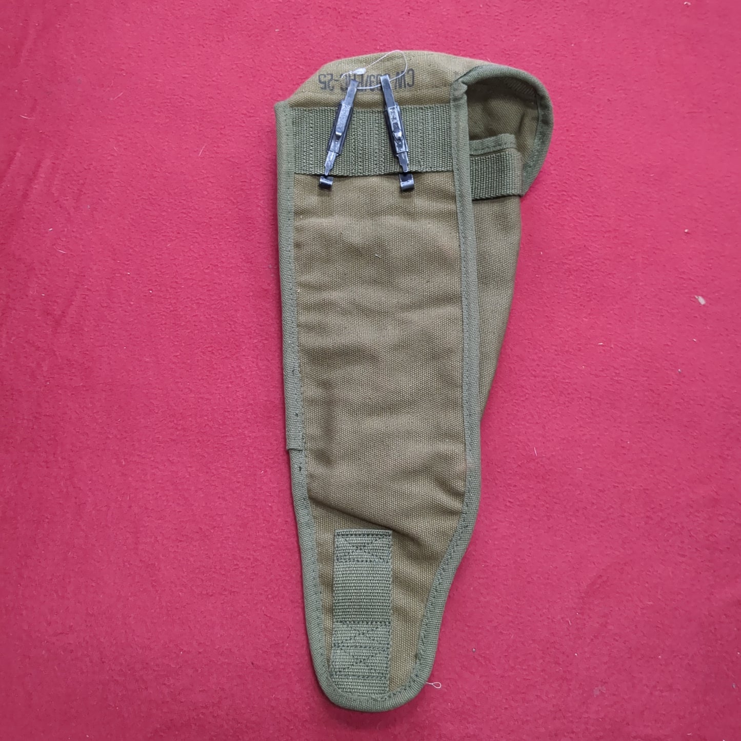 US Army CW-503 / PRC-25 Radio Accessories Bag Excellent Condition (ab12-OCT28)