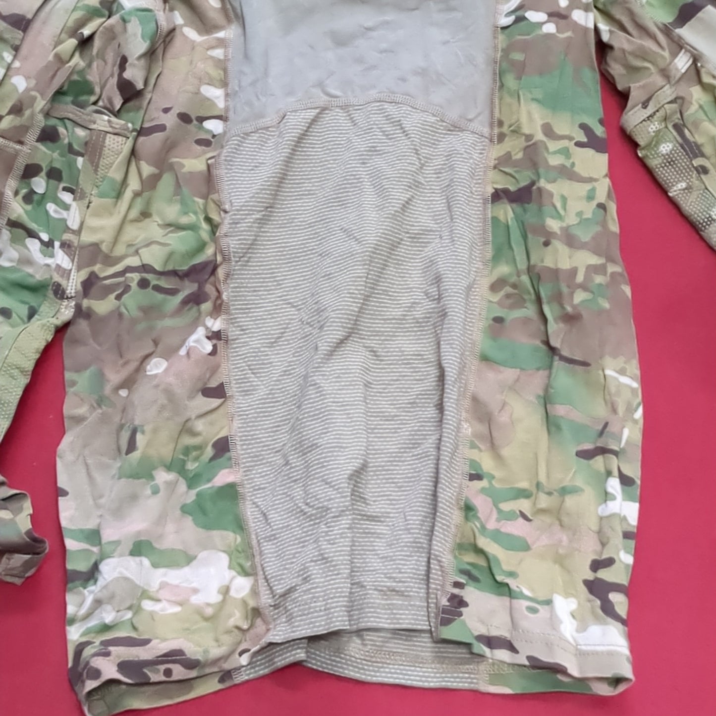 X-Large 1/4 Quarter Zip Type 2 Combat OCP Multicam FRAC Top Shirt USED (cso2- fa15-GUA91)