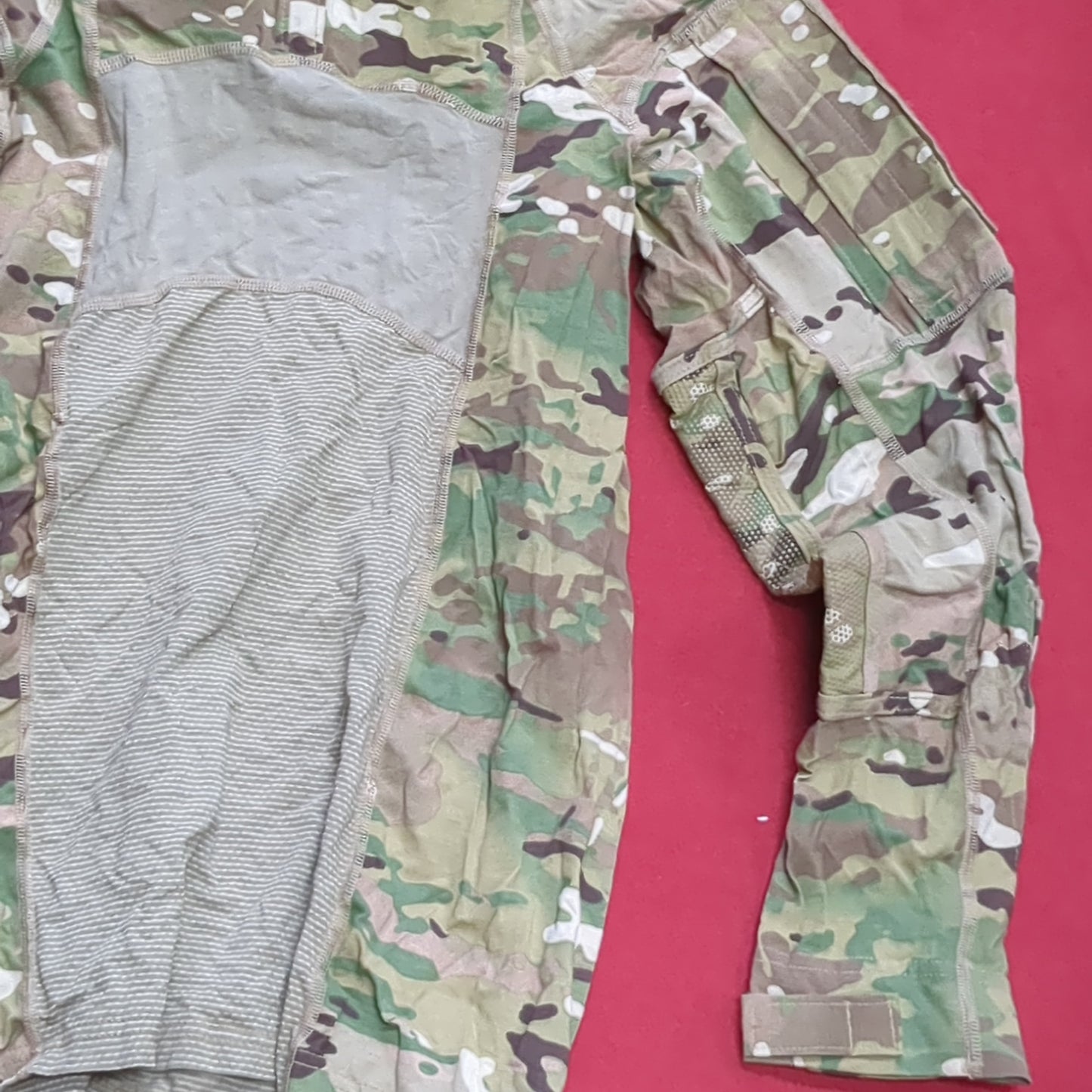 X-Large 1/4 Quarter Zip Type 2 Combat OCP Multicam FRAC Top Shirt USED (cso2- fa15-GUA91)