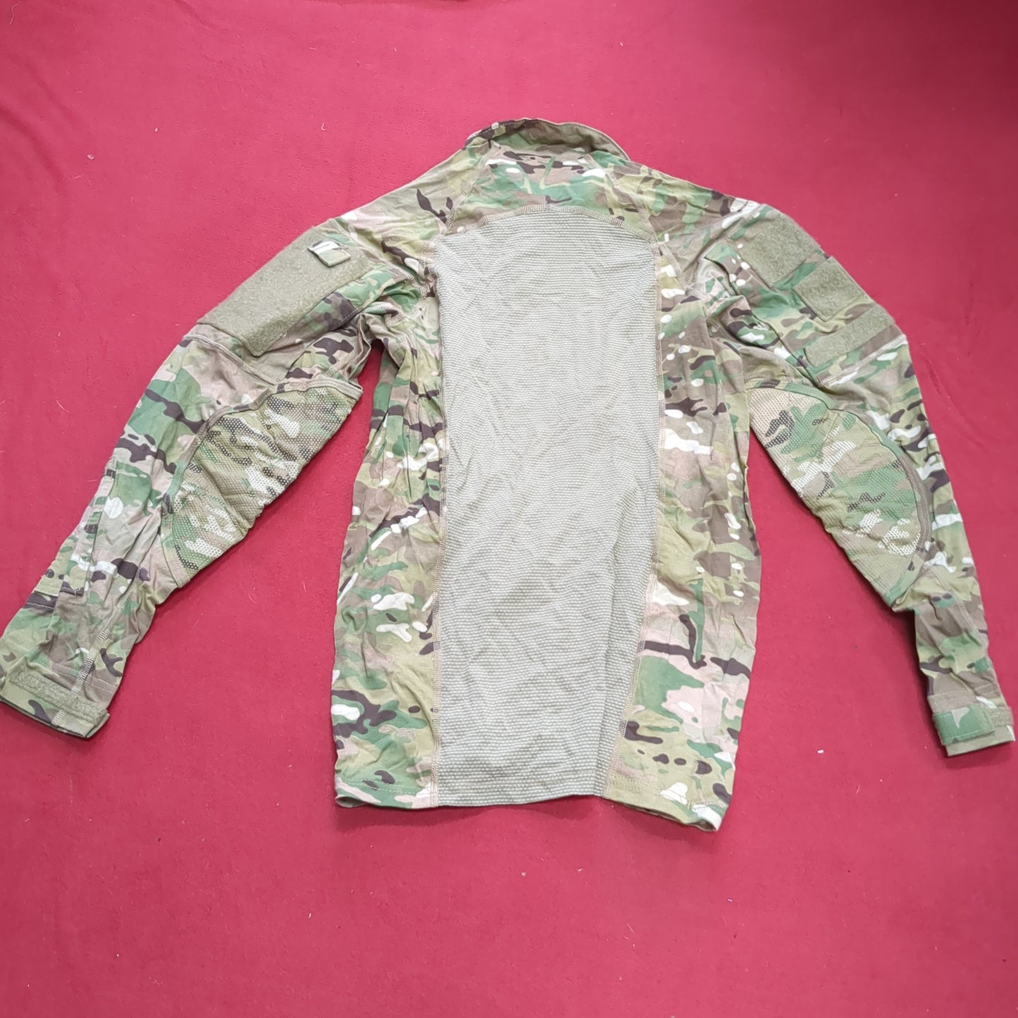 X-Large 1/4 Quarter Zip Type 2 Combat OCP Multicam FRAC Top Shirt USED (cso2- fa15-GUA91)
