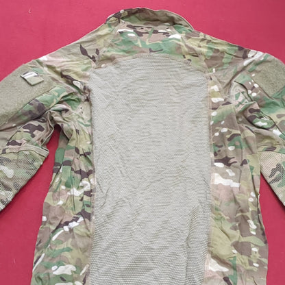 X-Large 1/4 Quarter Zip Type 2 Combat OCP Multicam FRAC Top Shirt USED (cso2- fa15-GUA91)