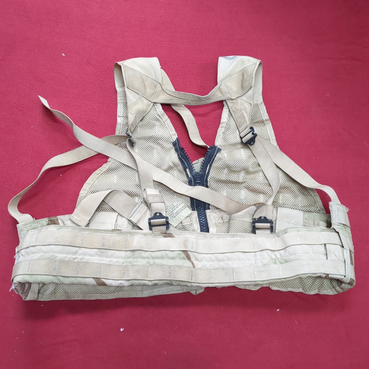 US Army Desert Camouflage FLC Fighting Load Carrier DCU USED (EB16-OCT60)