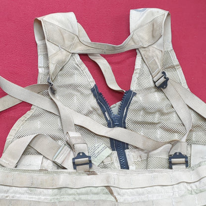 US Army Desert Camouflage FLC Fighting Load Carrier DCU USED (EB16-OCT60)