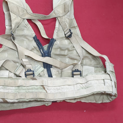 US Army Desert Camouflage FLC Fighting Load Carrier DCU USED (EB16-OCT60)
