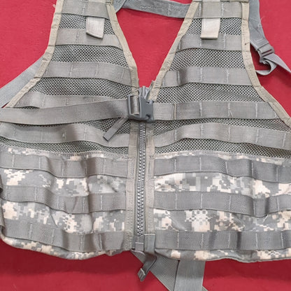 Chest Rig ACU UCP Digitial Camo Fighting Load Carrier FLC Molle Excellent Condition (EB16-OCT61)