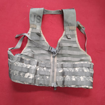 Chest Rig ACU UCP Digital Camo Fighting Load Carrier FLC Molle USED (EB16-OCT62)