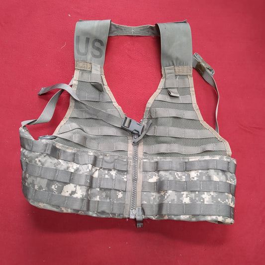 Chest Rig ACU UCP Digital Camo Fighting Load Carrier FLC Molle USED (EB16-OCT62)