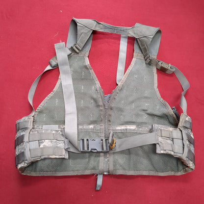 Chest Rig ACU UCP Digital Camo Fighting Load Carrier FLC Molle USED (EB16-OCT62)