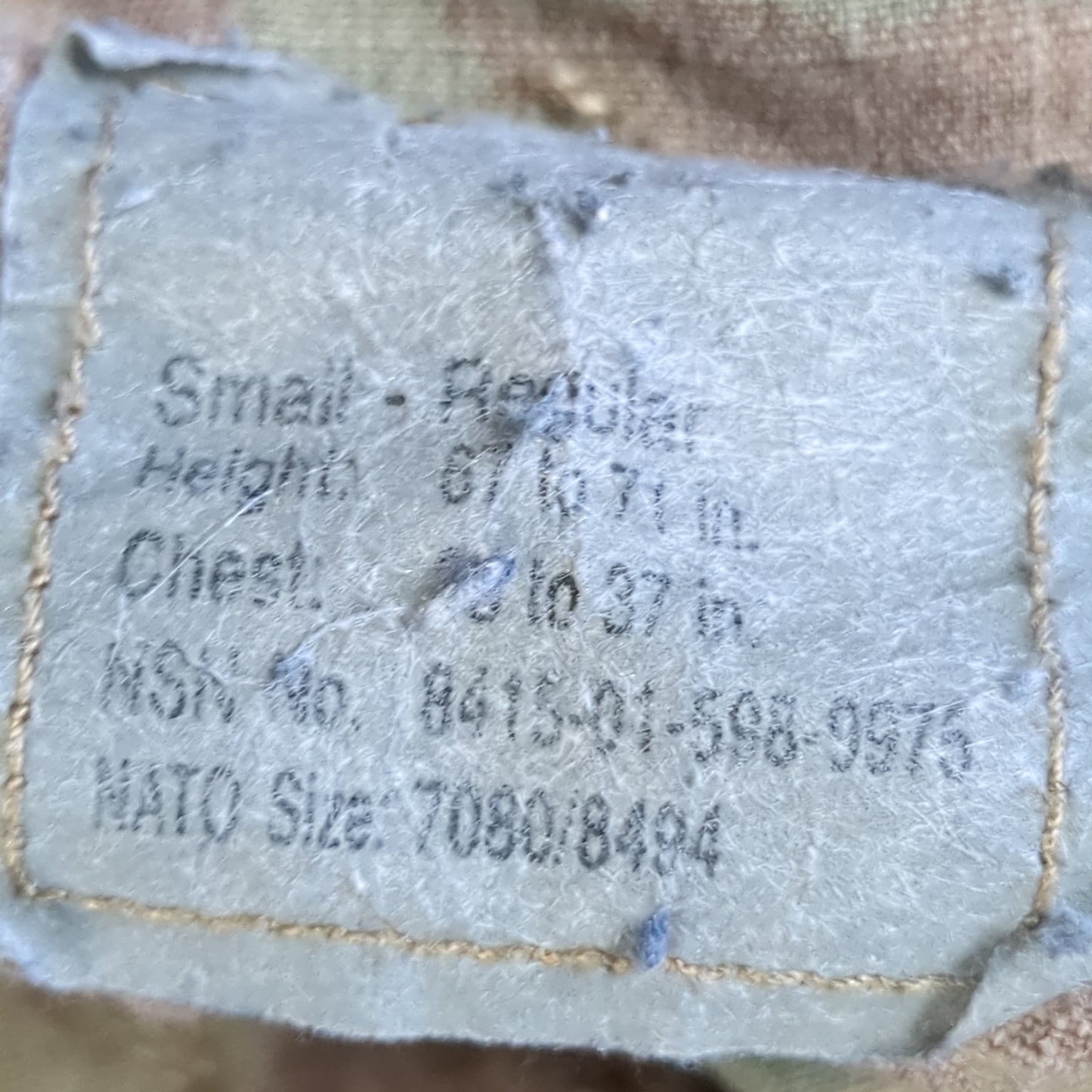 SET of US Army SMALL REGULAR Multicam OCP Uniform FRAC Top Pants (ocp1- fa19-g340)