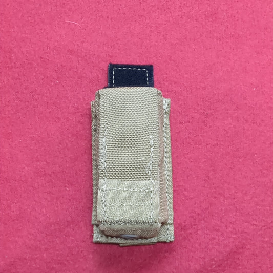 * Unused * Eagle Industries FSBE M9 Single Mag Pouch 9mm Pistol Coyote Excellent Condition (34cr- ca2-OCT84)