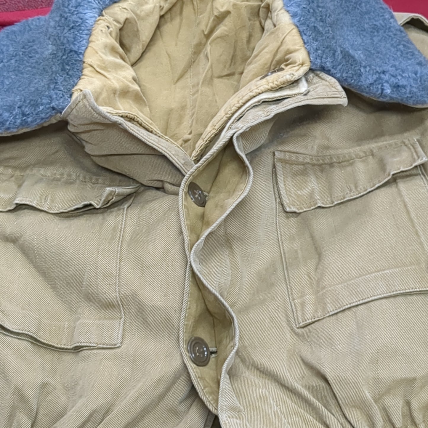 Soviet Union AFGHAN UNIFORM PEA COAT & PANTS Cold Weather USSR Winter Russian Excellent Condition (1g 26o-1 da13-)