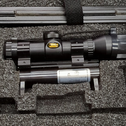 US Army Beamhit Laser Alignment Device Scope Mounted Gun Training System Excellent Condition (26o da13-22)