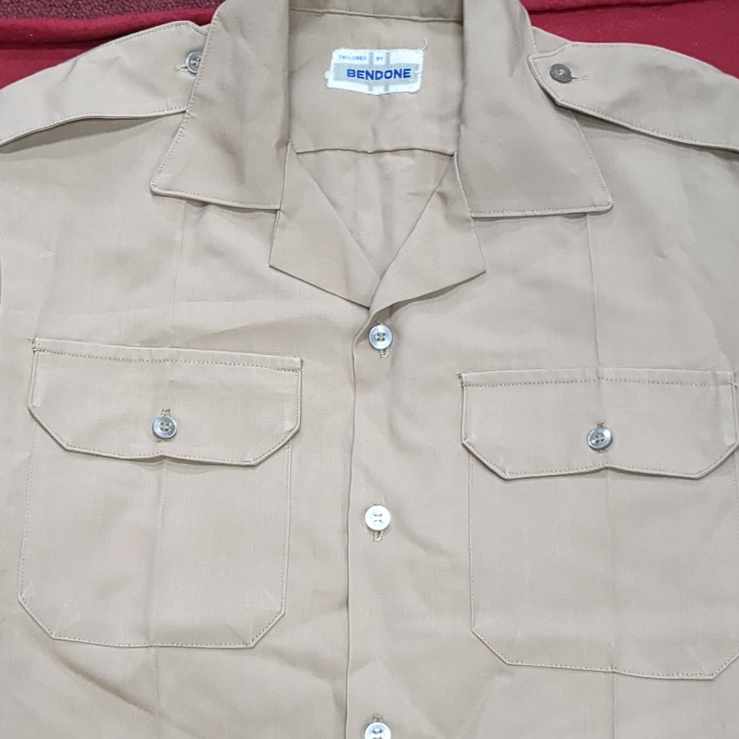 Vintage Vietnam US Army Men's Uniform Tan 445 Short-Sleeve Shirt Trousers Excellent Condition (cw- ea04-OCT91)