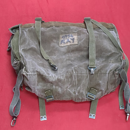 Vintage British P58 Web Equipment Field Pack Used (aa10-OCT110)