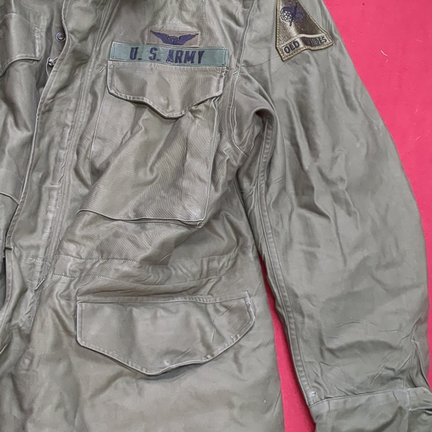 M-1951 Small Regular US Army OD Field Jacket Excellent Condition (aa12-OCT111)
