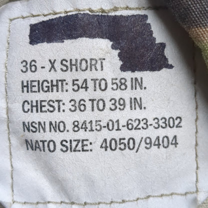 Lot of Two* US Army 36 X-Short Female Traditional OCP Uniform Top Excellent Condition (ec12-OCT124)