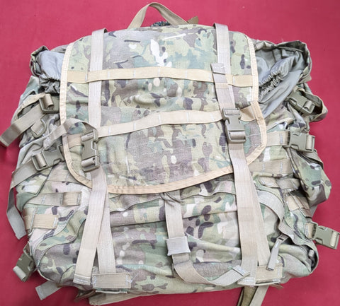 "Ranger Ready' OCP Large Molle II Ruck w/ The Gibson Mod w/ Name Tape & Cat Eyes