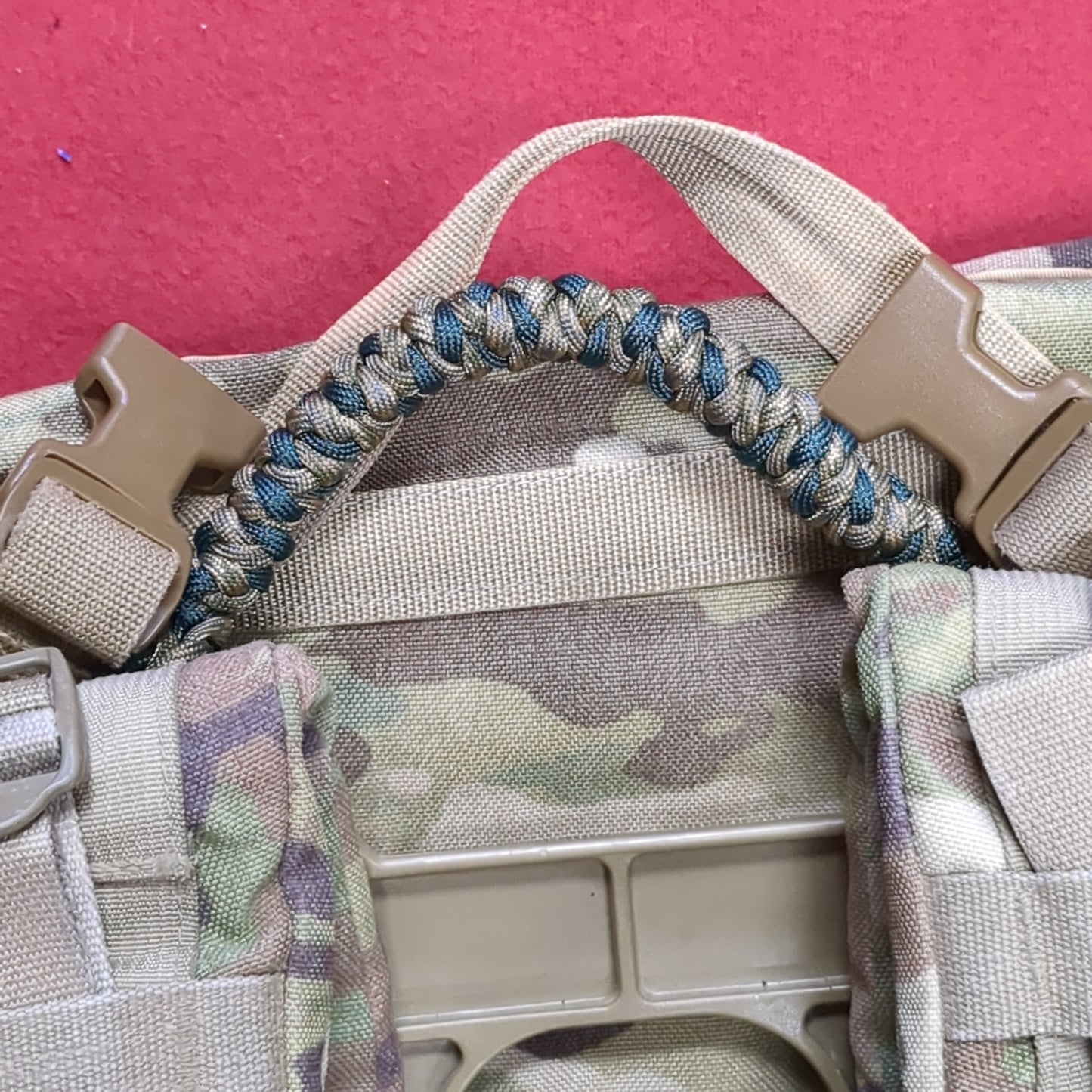 "Ranger Ready' OCP Large Molle II Ruck w/ The Gibson Mod w/ Name Tape & Cat Eyes