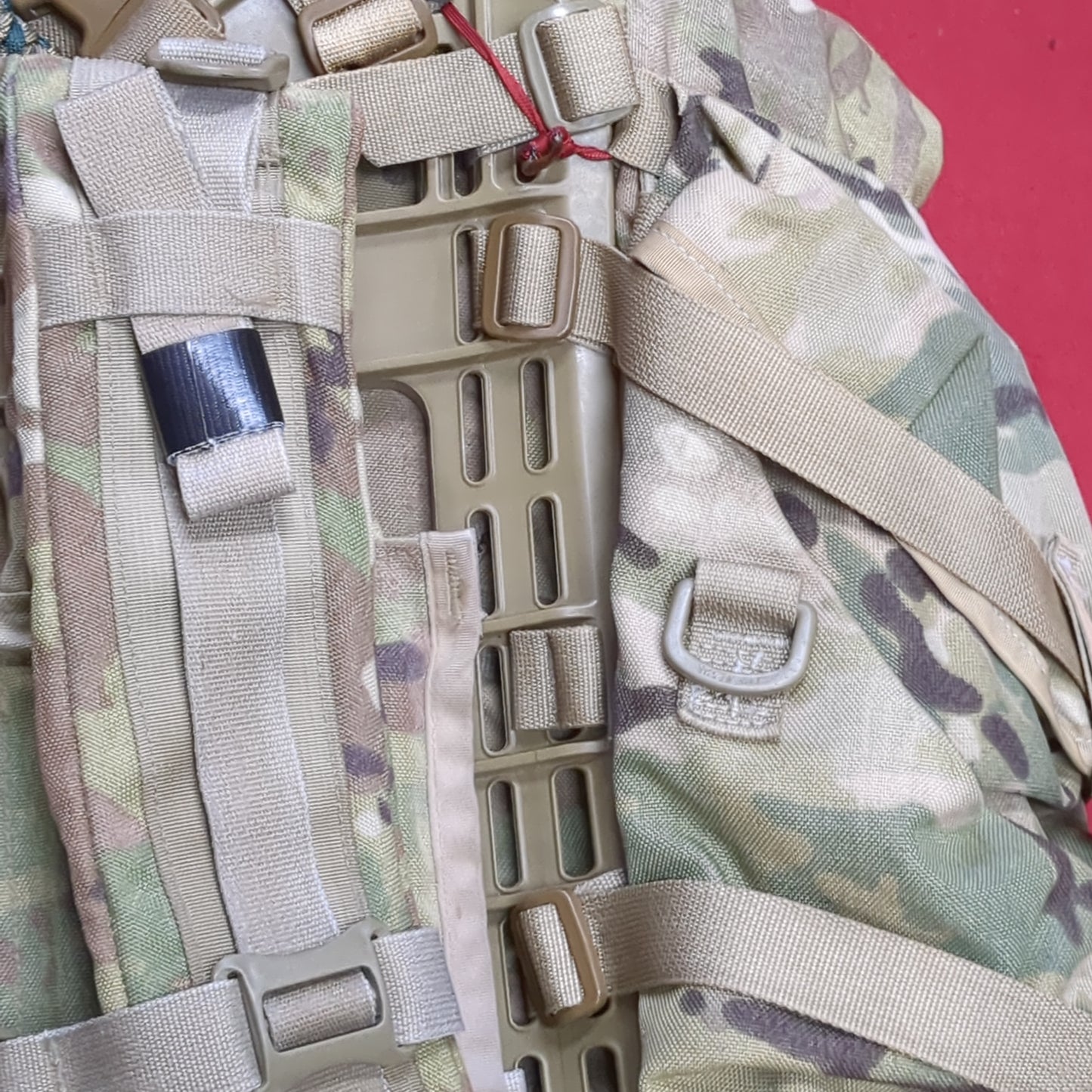 "Ranger Ready' OCP Large Molle II Ruck w/ The Gibson Mod w/ Name Tape & Cat Eyes