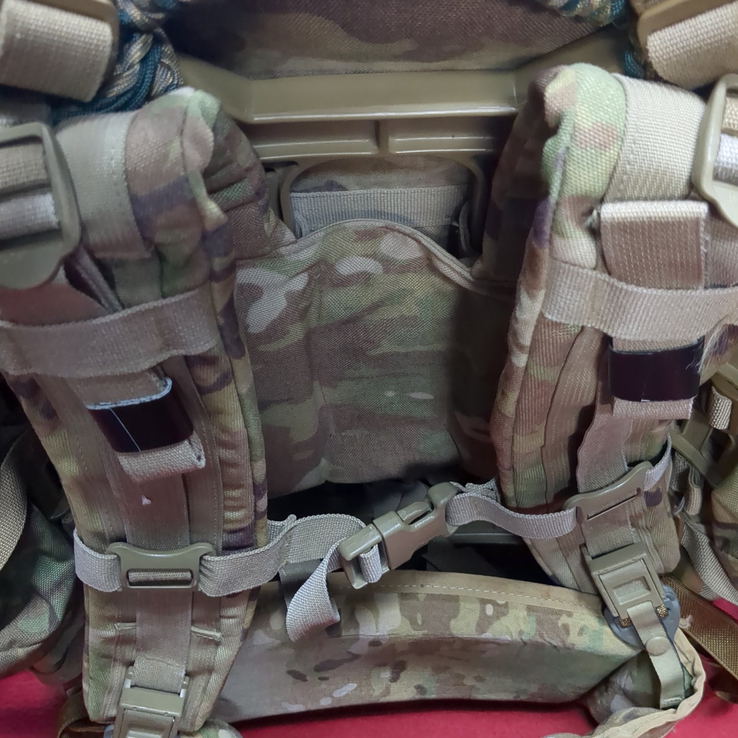"Ranger Ready' OCP Large Molle II Ruck w/ The Gibson Mod w/ Name Tape & Cat Eyes