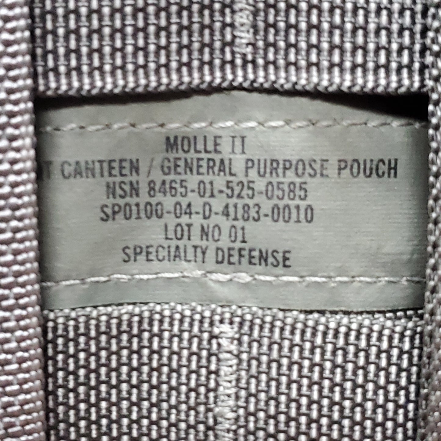 Excellent Condition SET of 2 USGI ACU UCP 1Qt Canteen Pouch General Purpose (ACU-1qt)