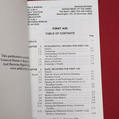 BOOK: December 2002 First Aid (box2)