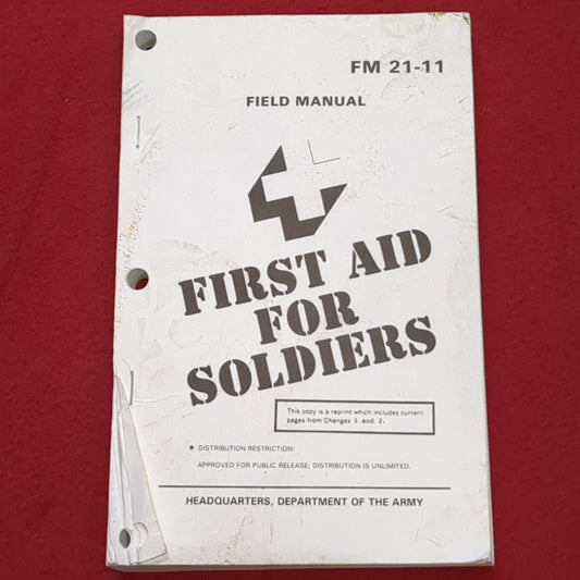 BOOK: December 1991 First Aid For Soldiers (box2)