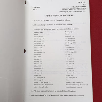 BOOK: December 1991 First Aid For Soldiers (box2)