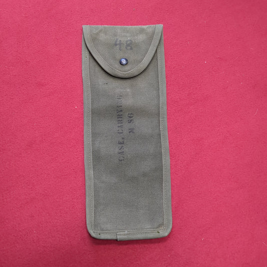 Vietnam US Army M86 Canvas Carrying Case for Mortar Artillery Slide Ruler Excellent Condition (BA12-OCT160)