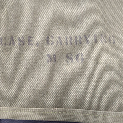 Vietnam US Army M86 Canvas Carrying Case for Mortar Artillery Slide Ruler Excellent Condition (BA12-OCT160)