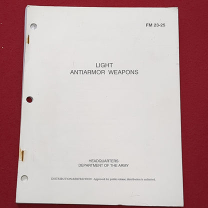 BOOK:  LIGHT ANTIARMOR WEAPONS  (box4)