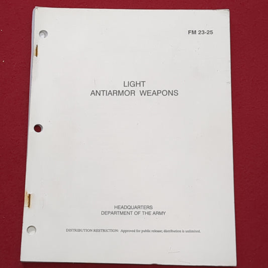 BOOK:  LIGHT ANTIARMOR WEAPONS  (box4)