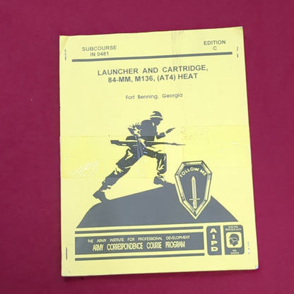 BOOK: LAUNCHER AND CARTRIDGE 84-MM, M136 (AT4), HEAT NOVEMBER 1988 (box4)